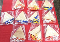 peg board game tricky triangle bulk lot of 10 games