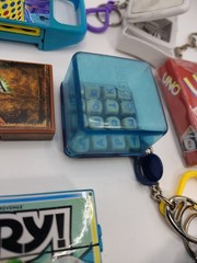Mini Keychain Lot 7 Games Ouija Boggle Sorry! Connect 4 Bop It Magnet Poetry Uno