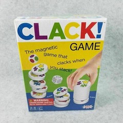 Clack Game Kids Family Fun Night Magnetic Stacking Disks Activity Amigo New