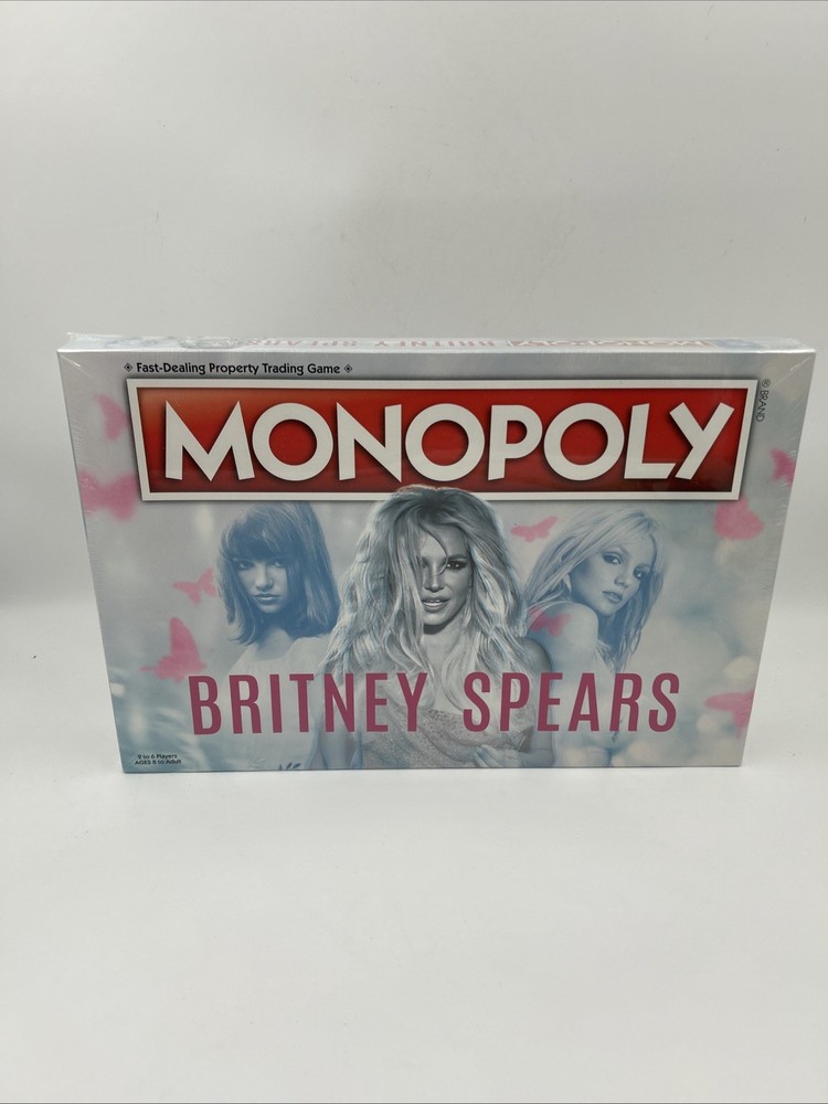 USAopoly Collector’s Edition Monopoly Brittany Spears. Sealed See Description.