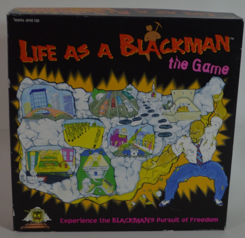 Vintage 1999 Board Game Life As A Blackman Autographed Chuck Sawyer RARE HTF