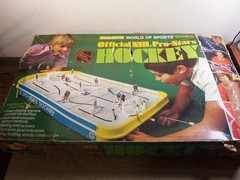 Vintage Coleco World of Sports Official NHL Pro Stars Hockey Table and Players