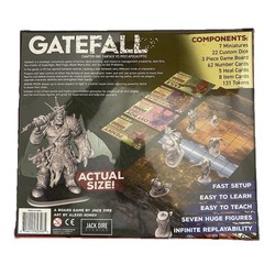 Gatefall Chapter One: Fantasy Vs Post-Apocalyptic Board Game Jack Dire Studios