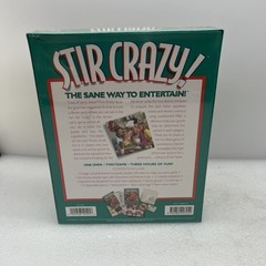 Stir Crazy! Italian The Sane Way to Entertain Dinner Party Game Vintage 1996 New