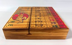 Horse Racing Board Game Luxury Metal Horses Large Folding Wood Board NEW