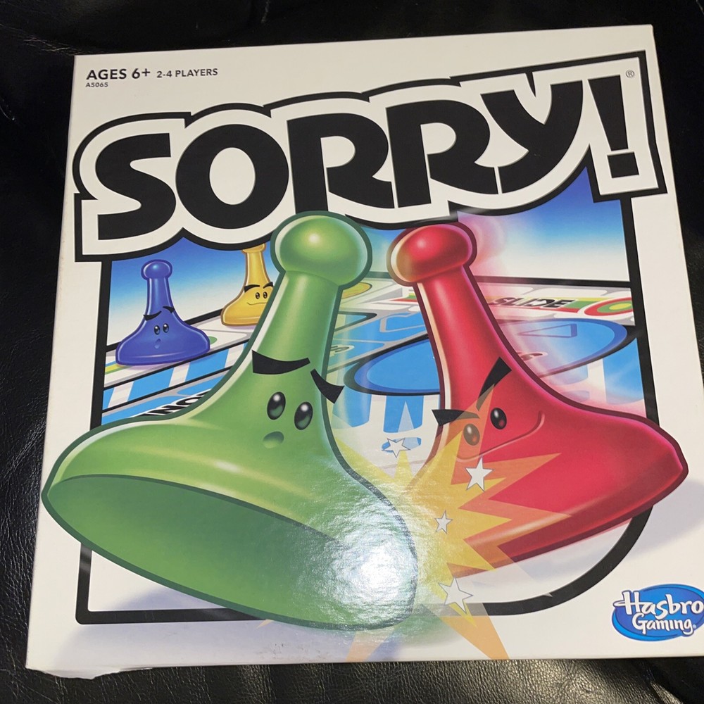 Sorry Game By Hasbro Gaming Ages 6+ A5065 Made In USA