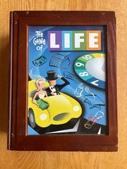 The Game of Life Vintage Bookshelf Game Collection Wooden Box Edition COMPLETE