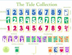 The Tide Collection – Floating American Mahjong Tiles | Thick Classic Edition