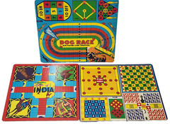 Vintage Lot of 3 Game Boards Transogram Various Games 1950’s