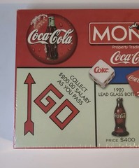 Monopoly Coca-Cola Collectors Edition Board Game Vintage 1999 Factory Sealed