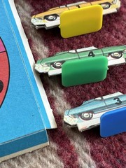 Milton Bradley Race-A-Way Championship Auto Race Game 1973 Complete