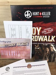 OPEN BOX Hunt a Killer Body on the Boardwalk Murder Mystery Game Complete