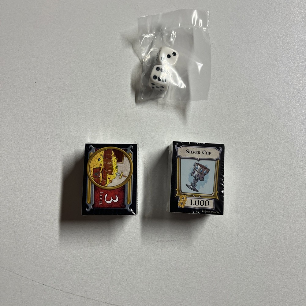NEW Dungeons And Dragons Fantasy Board Game Replacement Cards And Dice