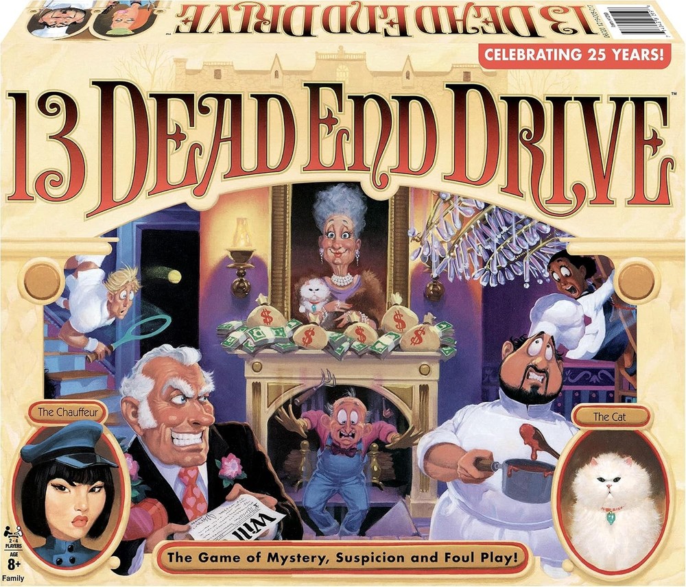 13 Dead End Drive Game of Mystery & Foul Play Deduction 2 to 4 Players Ages 8