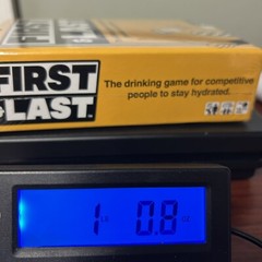 First & Last Drinking Card Board Game Hunch Studios 2021 Buzzed New Sealed