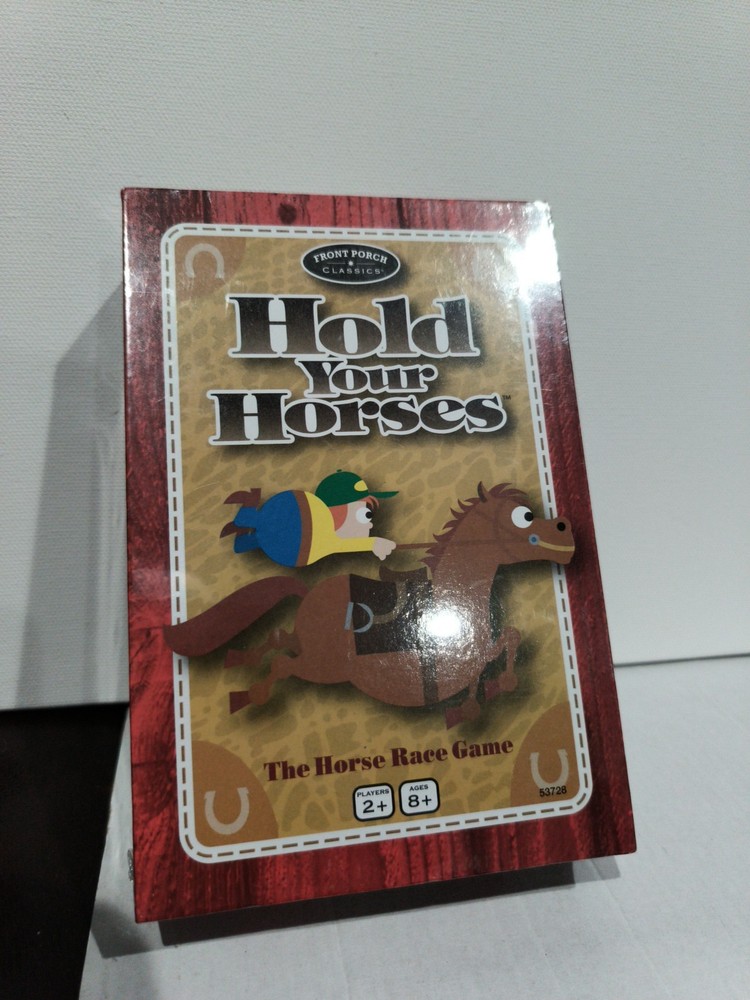 New Hold Your Horses Racing Board Card Game ages 8+Sealed