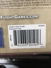Star Wars X-Wing 1st Edition Miniatures Game Upsilon-class Shuttle EXPANSION