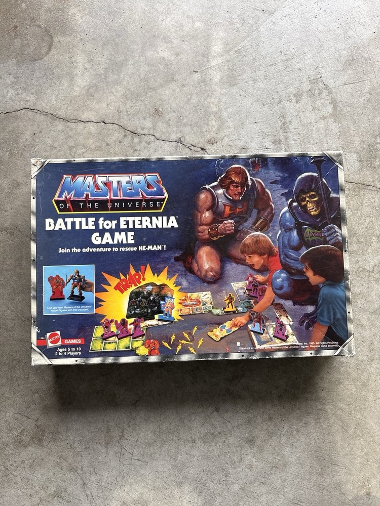 Vintage 1985 Masters Of The Universe Battle Of Eternia Board Game Read