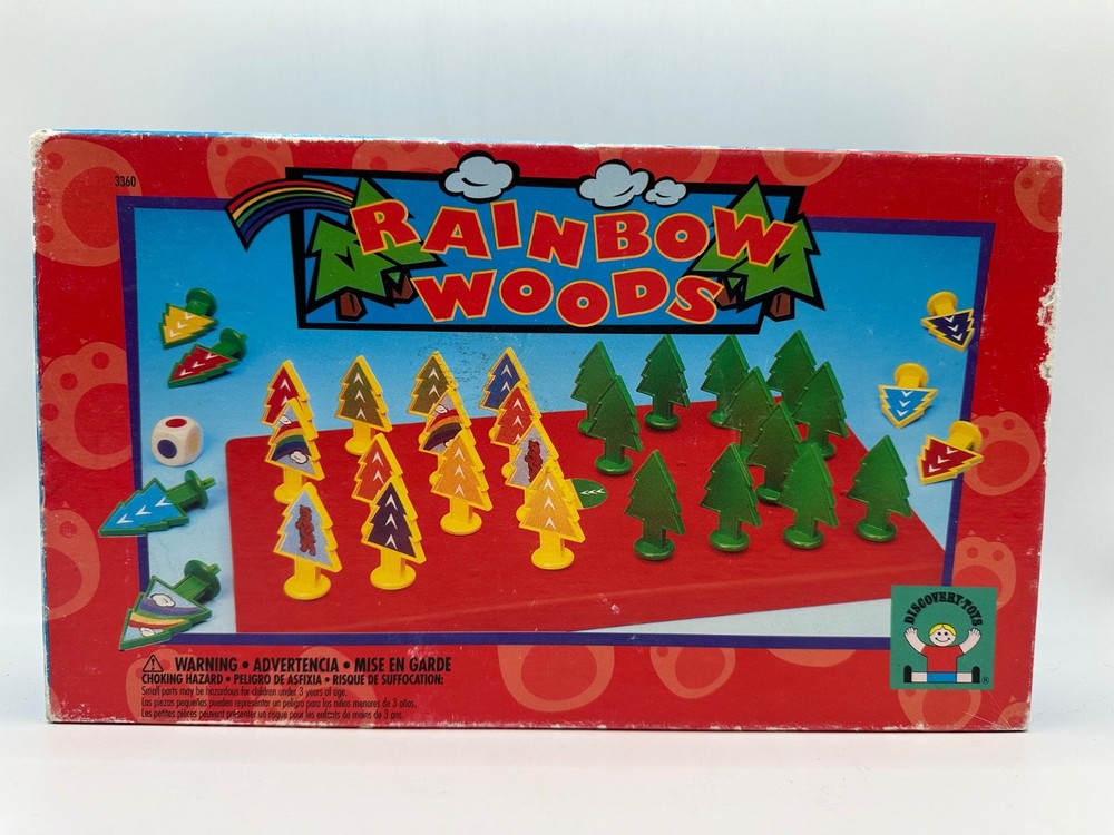 Vintage Discovery Toys Rainbow Woods Concentration Memory Game COMPLETE 1995