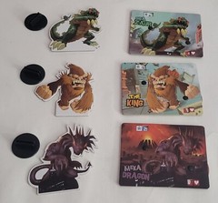 Iello- King of Tokyo Richard Garfield Board Game 2014 w/ Power Up! And Halloween