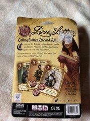 Love Letters Board Game Seiji Kanai New Sealed Card Games Z-Man 2019 Edition
