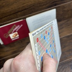Vintage Monty Scrabble Score Pad Booklet Rules Manual Selchow & Righter