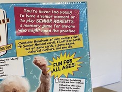 NIB Senior Moments Board Game by TDC Games – Ages 12+/ 2-8 Players–Family Fun