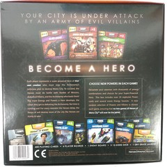 NIB Heroes of Metro City Board Card Game 3Some Games 2012
