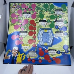 1999 Pokémon Master Trainer Board Game Milton Bradley Incomplete See Description