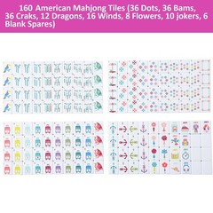 My Mahjong Trove 160 Pink Engraved 1 inches x 1 x 1 inches, 2-pink