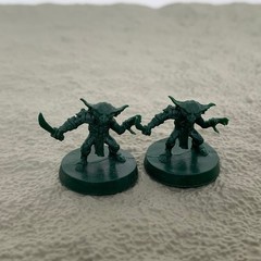 18pcs Goblins Warriors Female Goblins Miniatures Heroquest Board Game Minis DND