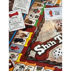 Shih Tzu Opoly Board Game Dogs Monopoly Shih tzu Made in USA Late For The Sky