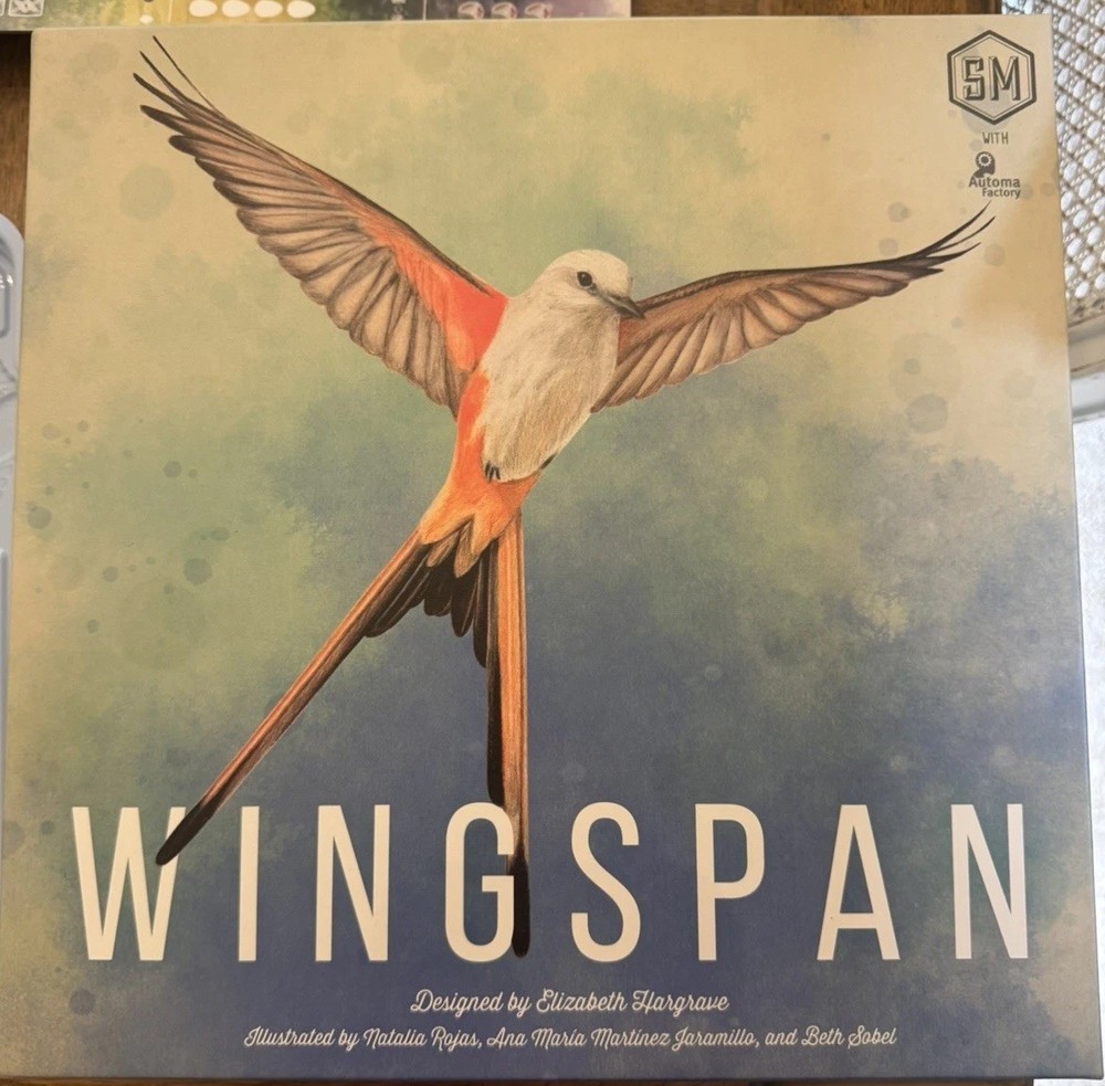 Wingspan Board Game – 100% Complete – 2019 Stonemaier Games