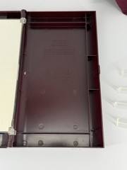 Vintage 1990 Scrabble Deluxe Travel Edition Hard Plastic Folding Case Game