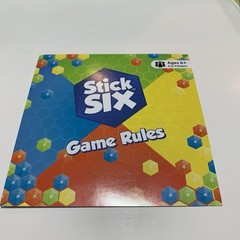 Stick Six Board Game – Simple Family Strategy 3D – Complete – Clean – Free Ship