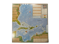 Avalon Hill 1991: BLACKBEARD – Game of Piracy in the Golden Sail Age (PUNCHED)
