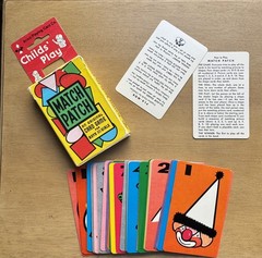 Vintage 1950s Arrco Playing Card Co. Match Patch Card Game *Missing Square Card