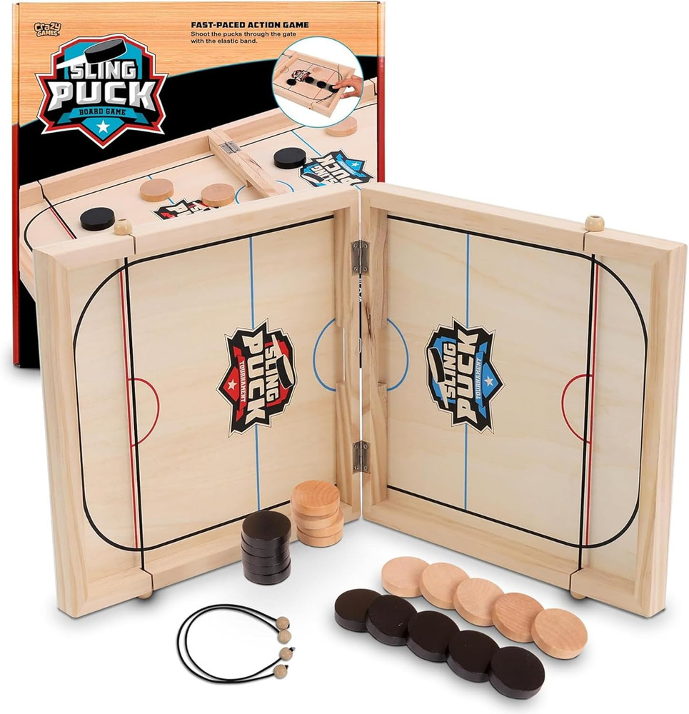 Fast Sling Puck Game – Super Winner Slingshot Puck Board Game – Sling It Shot 2