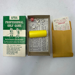 Vintage APBA Pro Golf Board Game w/ 18 Hole Course & Player Cards Unused VGC