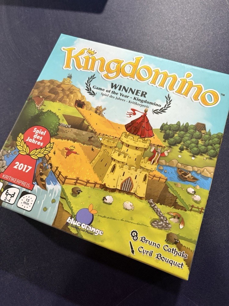 Kingdomino Board Game Blue Orange Games 2017 Edition
