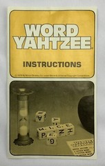 1978 Word Yahtzee Game by Milton Bradley Complete in Very Good Cond FREE SHIP