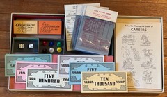 CAREERS vtg 1957 Board Game COMPLETE Parker Brothers EUC Salem 1950s