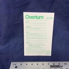 Overturn – Word Board Game – Pressman – 1993 – Complete – Free Shipping
