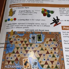Alexandros Board Game Ages 12+, 2-4 Players, Leo Colvini Conquer Rich Provinces