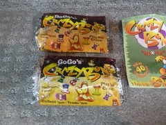 Crazy Bones Series 1 Lot Of 2 Sealed Packs GoGos + 100+ figures + more RARE