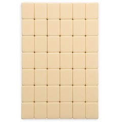 Yellow Mountain Imports American Mahjong Set, Ivory Stripes” – 166 Tiles with Be