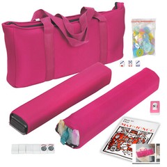 American Mah Jongg Mahjong Set with 4 All-in-One Rack Pushers Soft Bag 166 Tile