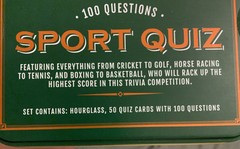Championship Sport Quiz Game in Collectible Tin Box ~ 50 Cards ~ 100 Questions