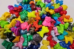 Lot of 100 Random Gogos Crazy Bones ALL gogo’s Lots Of Variety. Lot 4.9.4