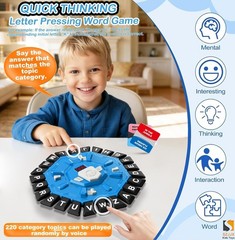 Family-Friendly Word Game – 2 Modes, 35 Cards, Enhances Language Skills, Blue